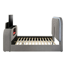 Load image into Gallery viewer, Shelyn - Bed With Led, TV Stand, Fireplace &amp; Bluetooth
