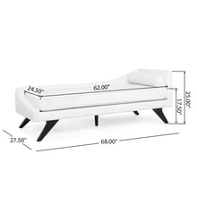 Load image into Gallery viewer, Etherealuxe - Chaise Lounge With Birch Splayed Legs
