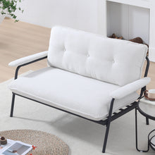 Load image into Gallery viewer, Modern Metal Frame Sofa With Sponge Filling For Compact Spaces And Versatile Use
