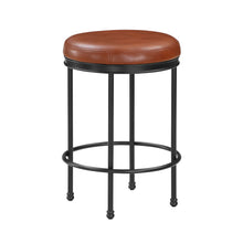 Load image into Gallery viewer, Michael - Backless Counter Height Stool - Caramel
