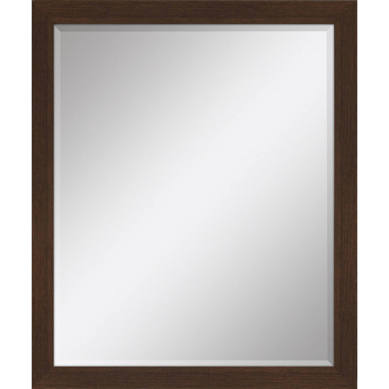 31" Accent Mirror - Dark Brown