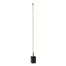 Load image into Gallery viewer, Minimalist Ambient Glow Led Floor Lamp With Dimmer - Antique Brass / Black Marble
