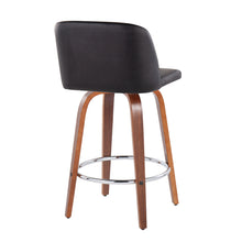 Load image into Gallery viewer, Toriano - Mid-Century Modern Fixed Height Counter Stool With Round Footrest (Set of 2)
