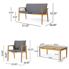 Load image into Gallery viewer, Bryan - Chat Set Outdoor Furniture Frame - Teak
