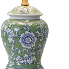Load image into Gallery viewer, Urn Table Lamp LED With Empire Shade - Green

