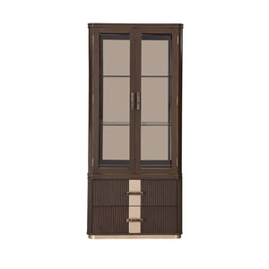 West Kensington - Display Cabinet - Medium Espresso