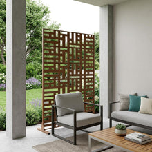 Load image into Gallery viewer, Six Panel Screen Room Divider (720180) - Brown
