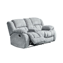 Load image into Gallery viewer, Manual Reclining Loveseat With Storage - Light Gray
