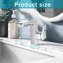 Load image into Gallery viewer, Modern Smart LED Bathroom Faucet With Temperature Digital Display And Pull Down Sprayer
