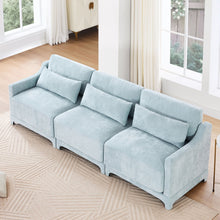 Load image into Gallery viewer, Elegant Sofa With Ergonomic Design And Lumbar Pillows
