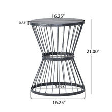 Load image into Gallery viewer, Lassen - Modern Outdoor Side Table With Hourglass Design
