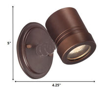 Load image into Gallery viewer, Cylinder Wall Spotlight - Antique Bronze
