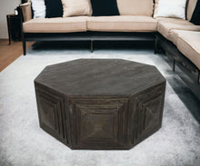 Load image into Gallery viewer, Octagonal Coffee Table - Deep Brown
