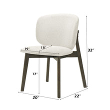 Load image into Gallery viewer, Mallin - Side Chair (Set of 2) - Gray Chenille &amp; Walnut
