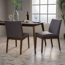 Load image into Gallery viewer, Contemporary Fabric Comfort Dining Chairs (Set of 2)
