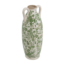 Load image into Gallery viewer, Leaf Amphora Table Vase (576732) - Green / White

