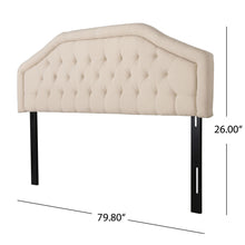 Load image into Gallery viewer, Angelica - Adjustable King / California King Tufted Headboard - Beige
