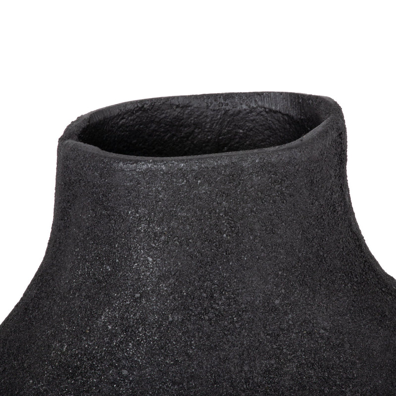 Modern Abstract Table Vase - Black