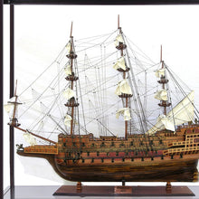 Load image into Gallery viewer, Hand Painted Boat (401926) - Brown
