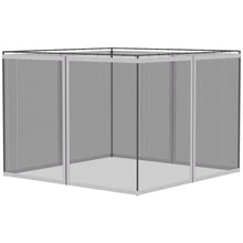 Load image into Gallery viewer, Outsunny - 10' x 13' Replacement Mesh Sidewall Netting For Patio Gazebos And Canopy Tents With Zippers (Sidewall Only) - White
