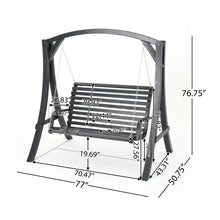 Load image into Gallery viewer, San Juan - Outdoor Swinging Loveseat With Support
