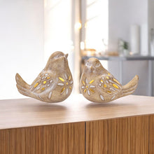 Load image into Gallery viewer, Poly Figurine Tabletop Sculpture (Set of 2) (593029) - Beige
