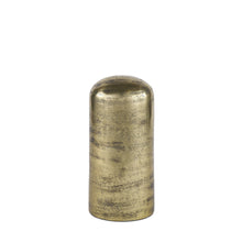 Load image into Gallery viewer, Cylindrical Tabletop Sculpture (608701) - Antiqued Brass
