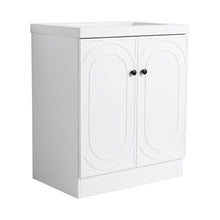 Load image into Gallery viewer, Contemporary Freestanding Bathroom Vanity With Resin Sink &amp; Soft-Close Cabinet Doors
