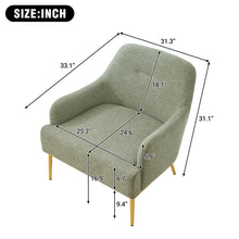 Load image into Gallery viewer, Modern Elegance Accent Chair With Curved Backrest
