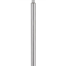 Load image into Gallery viewer, Tray Table Floor Lamp With White Transparent Glass Square Shade - Chrome
