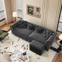 Load image into Gallery viewer, 3 In 1 Pull Out Convertible Sleeper Sofa Bed

