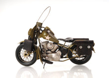 Load image into Gallery viewer, c1942 U.S. Army Motorcycle Sculpture - Green
