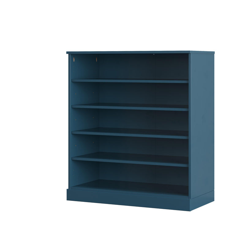 Twenty Pair Solid Woodshoe Storage Cabinet (752320) - Teal Blue