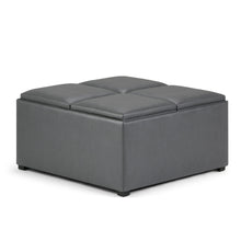 Load image into Gallery viewer, Avalon - Square Coffee Table, Storage Ottoman
