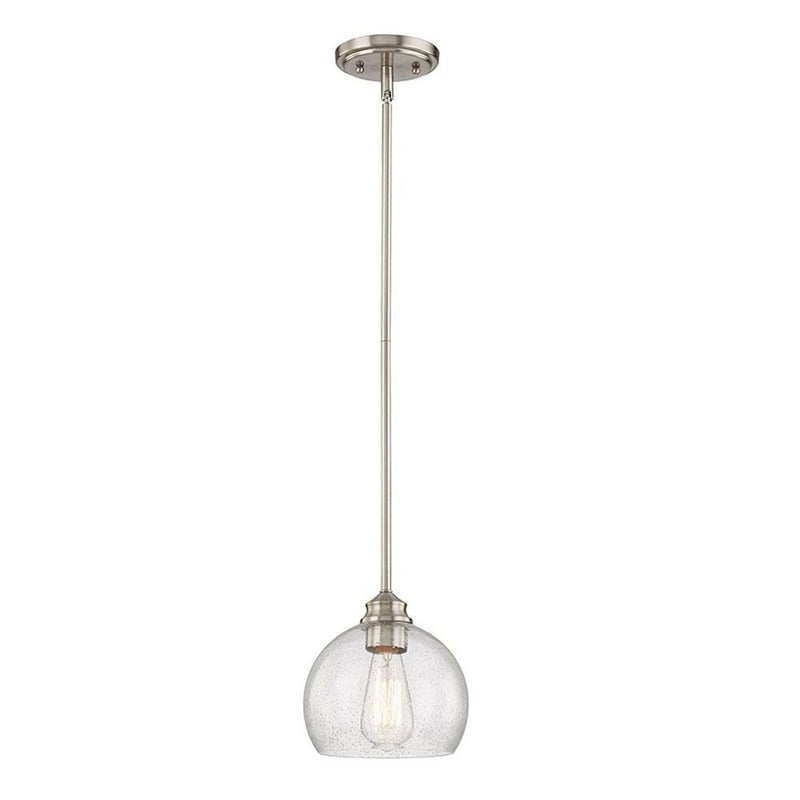 Kitchen Island Metal Dimmable Chandelier With Shades - Nickel