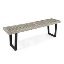 Load image into Gallery viewer, Intrinsic - Outdoor Dining Bench With Slat Top
