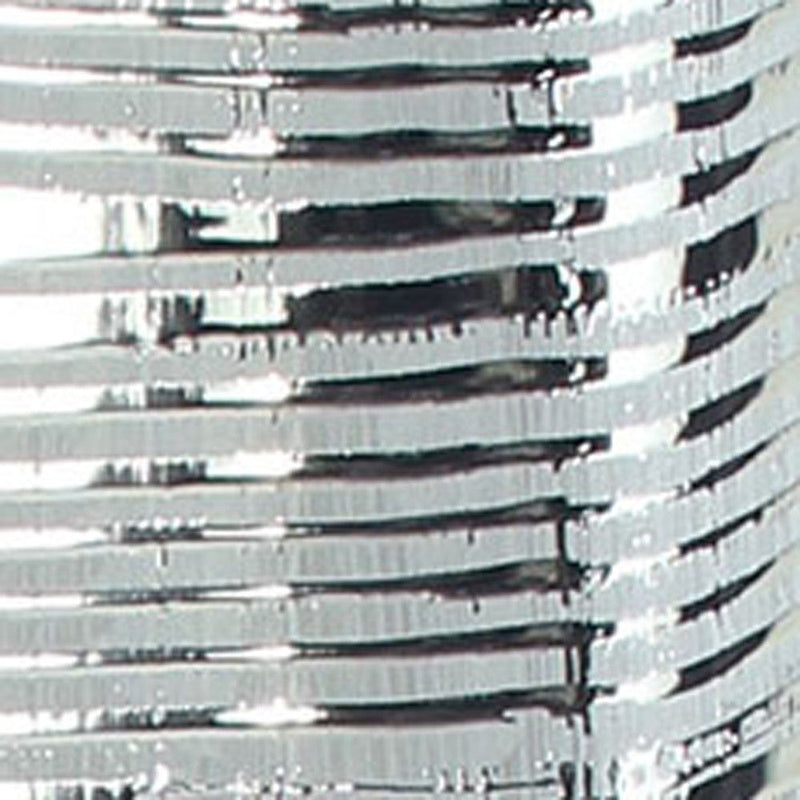 Striped Tapered Floor Vase (576736) - Silver