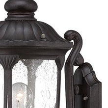 Load image into Gallery viewer, XL Cast Aluminum Glass Lantern Wall Light - Black
