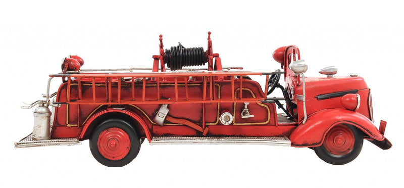 c1938 Ford Fire Engine Sculpture - Red