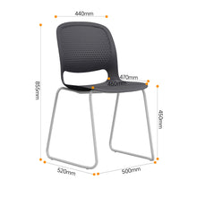 Load image into Gallery viewer, Stacking Chairs (Set of 4) - Black
