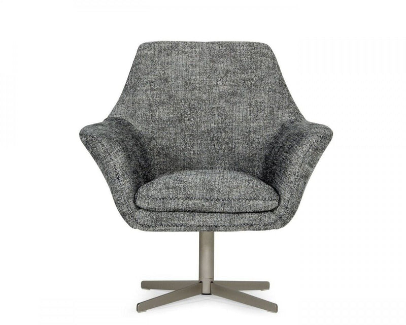 Industrial Chair With Metal Swivel - Dark Gray