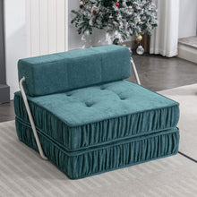 Load image into Gallery viewer, Folding Sofa With Removable Back Cushion, Convertible Futon Sleeper Chair
