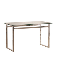 Load image into Gallery viewer, Modern Minimalist Rectangular Dining Table With Tempered Glass Top
