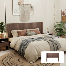 Load image into Gallery viewer, Queen Headboard Only, Fluted Panel Design - Walnut
