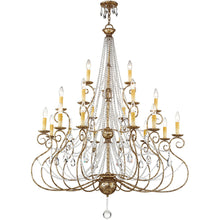 Load image into Gallery viewer, 54" Multi Light Dimmable Chandelier With Shades - Bronze
