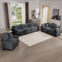Load image into Gallery viewer, Elegant Oversized Sectional Sofa Set With Deep Seats And Flexible Layout
