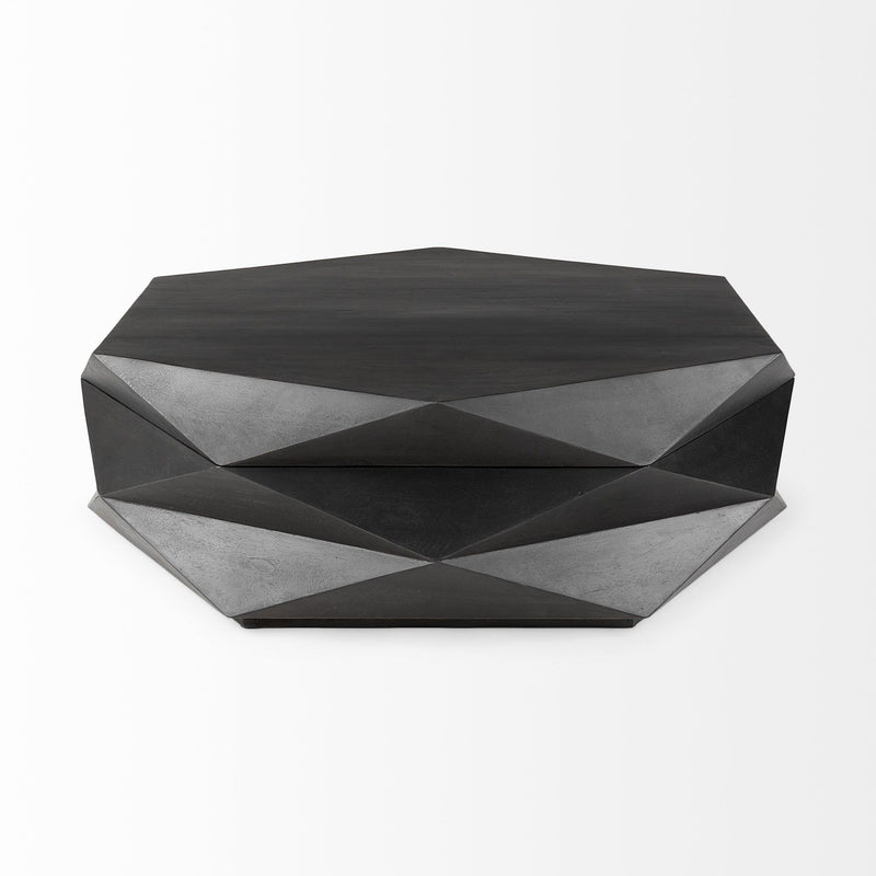 Octagon Coffee Table - Black