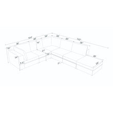 Load image into Gallery viewer, Reversible Modular Sectional Sofa With Custom Configuration
