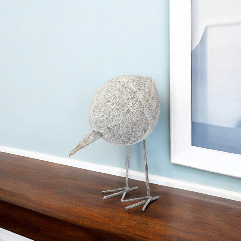 Snipe Bird Tabletop Sculpture (392523) - Off White