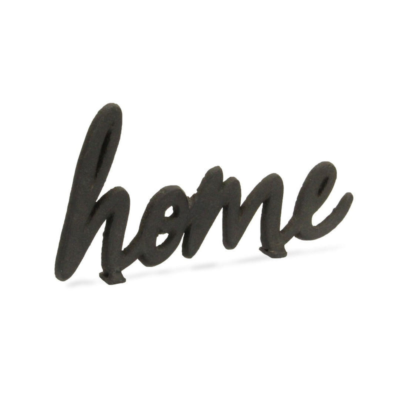 Home Hand Painted Tabletop Sign - Black